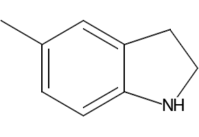 5-Methyl-2,3-dihydro-1H-indole structure, CAS 65826-95-1