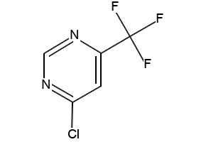 4-Chloro-6-(4'-(trifluoromethyl)phenyl)pyrimidine structure, CAS 659729-09-6