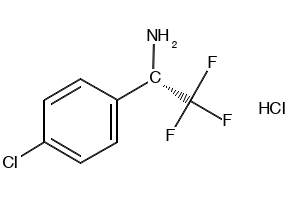 2,2,2-Trifluoro-1-(4-chloro-phenyl)-Ethylaminehydrochloride structure, CAS 65990-86-5