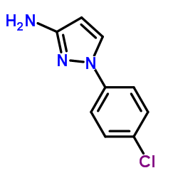 1-(4-Chlorophenyl)-1H-pyrazol-3-amine structure, CAS 66000-39-3