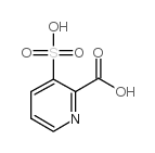 3-Sulfopicolinicacid structure, CAS 6602-52-4
