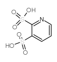 Pyridine-2,3-disulfonicacid structure, CAS 6602-53-5