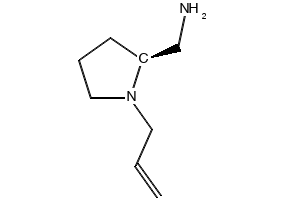 N-Allyl-2-(aminomethyl)pyrrolidne structure, CAS 66411-51-6
