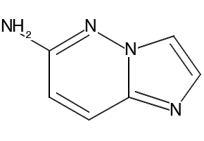 Imidazo[1,2-b]pyridazin-6-amine structure, CAS 6653-96-9