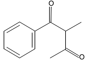 2-Methyl-1-phenyl-butane-1,3-dione structure, CAS 6668-24-2