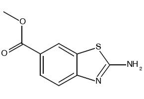 Methyl2-aminobenzo[d]thiazole-6-carboxylate structure, CAS 66947-92-0