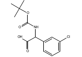 N-Boc-(3'-Chlorophenyl)glycine structure, CAS 669713-92-2