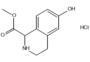 (+/-)-7-Hydroxy-1,2,3,4-tetrahydro-3-isoquinoline-4-carboxylicacidmethylester structure, CAS 672310-19-9