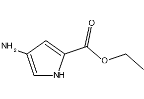 4-Amino-1H-pyrrole-2-carboxylicacidethylester structure, CAS 67318-12-1