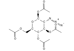 1,6-Anhydro-2-azido-2-deoxy-β-D-glucopyranose structure, CAS 67546-20-7