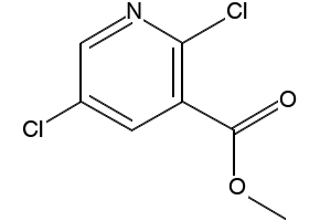 Methyl2,5-dichloronicotinate structure, CAS 67754-03-4