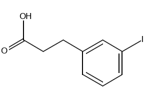 3-(3-Iodophenyl)propionicacid structure, CAS 68034-75-3