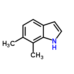 6,7-Dimethylindole structure, CAS 55199-24-1