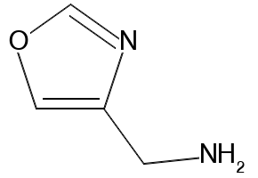 Oxazol-4-yl-methylamine structure, CAS 55242-82-5
