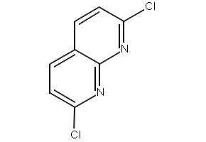 2,7-Dichloro-1,8-napthyridine structure, CAS 55243-02-2