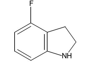 4-Fluoro-2,3-dihydro-1H-indolehydrochloride structure, CAS 552866-98-5