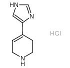 4-(4-Imidazole)-1,2,5,6-tetrahydropyridinehydrochloride structure, CAS 873551-16-7