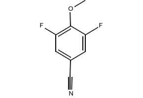 3,5-Difluoro-2-methoxybenzonitrile structure, CAS 874804-08-7