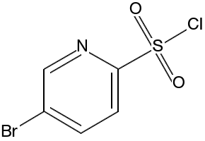 5-Bromo-2-pyridinesulfonylchloride structure, CAS 874959-68-9