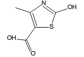 2-Hydroxy-4-methylthiazole-5-carboxylicacid structure, CAS 875237-46-0