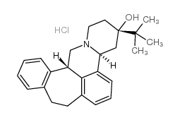 (+)-Butaclamolhydrochloride structure, CAS 55528-07-9