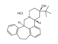 (-)-Butaclamolhydrochloride structure, CAS 55528-08-0