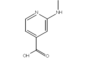 2-Methylaminoisonicotinicacid structure, CAS 876717-53-2