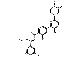 2-Amino-5-bromo-3-(methylamino)pyrazine structure, CAS 55635-63-7