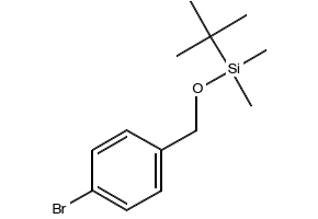 4-Tbdms-Hydroxymethylbromobenzene structure, CAS 87736-74-1