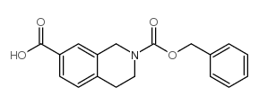 2-((Benzyloxy)carbonyl)-1,2,3,4-tetrahydroisoquinoline-7-carboxylicacid structure, CAS 877861-35-3