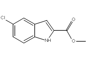 Methyl5-Chloroindole-2-carboxylate structure, CAS 87802-11-7