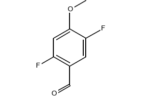 2,5-Difluoro-4-methoxybenzaldehyde structure, CAS 879093-08-0