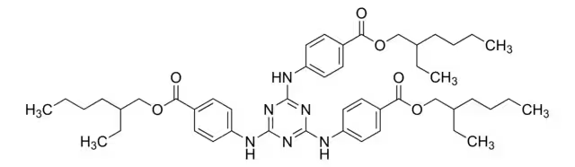 2,4,6-Trianilino(p-carbo-2-ethylhexyloxy)-1,3,5-triazine structure, CAS 88122-99-0