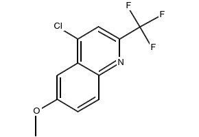 6-Bromo-4-methoxy-2-(trifluoromethyl)quinoline structure, CAS 882292-61-7