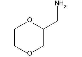 1,4-Dioxan-2-ylmethanamine structure, CAS 88277-83-2