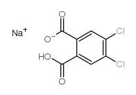 4,5-Dichlorophthalicacidmonosodiumsalt structure, CAS 88389-96-2