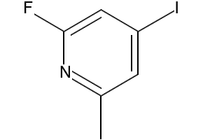 2-Fluoro-4-iodo-6-methylpyridine structure, CAS 884494-45-5