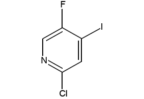 2-Chloro-5-fluoro-4-iodopyridine structure, CAS 884494-49-9