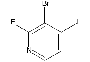 3-Bromo-2-fluoro-4-iodopyridine structure, CAS 884494-52-4
