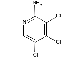 3,4,5-Trichloropyridin-2-amine structure, CAS 55933-91-0
