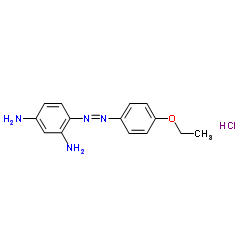 4-(4-Ethoxyphenylazo)-m-phenylenediaminemonohydrochloride structure, CAS 2313-87-3