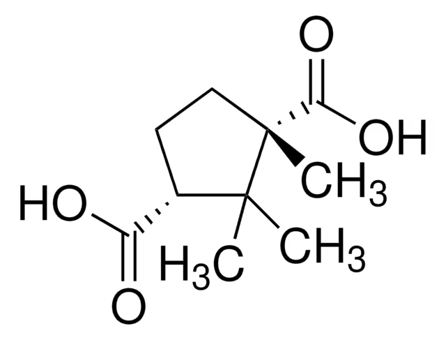 (-)-Camphoricacid structure, CAS 560-09-8