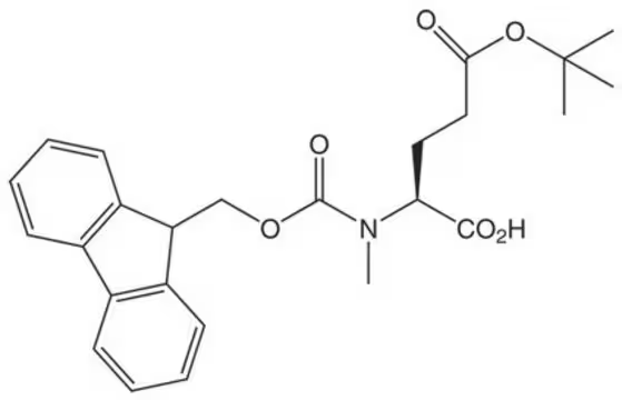 FMOC-N-Me-Glu(OtBu)-OH structure, CAS 200616-40-6