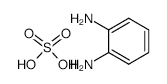 1,2-Phenylenediaminesulfate structure, CAS 74710-09-1