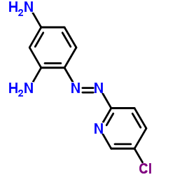 4-(5-Chloro-2-pyridylazo)-1,3-phenylenediamine structure, CAS 33006-91-6