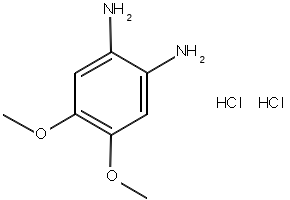 4,5-Dimethoxy-1,2-phenylenediaminedihydrochloride structure, CAS 131076-14-7