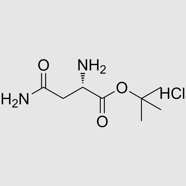 H-Asn-OtBu.HCl structure, CAS 63094-81-5