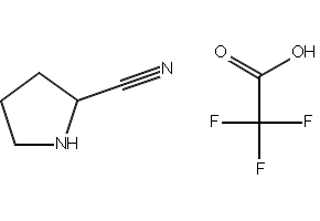 Pyrrolidine-2-carbonitrile structure, CAS 5626-49-3