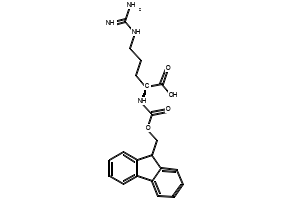 Fmoc-Arg-OH structure, CAS 91000-69-0
