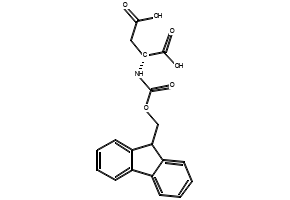 Fmoc-D-Asp-OH structure, CAS 136083-57-3